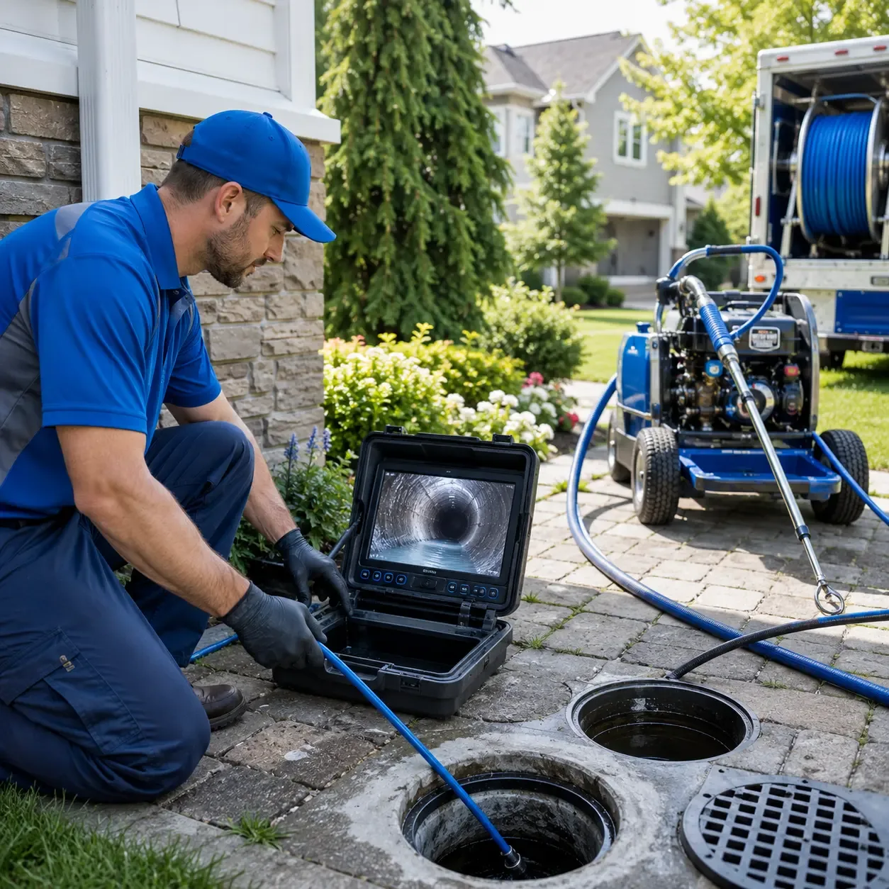 Outdoor drain cleaning professionals serving Durand, MI