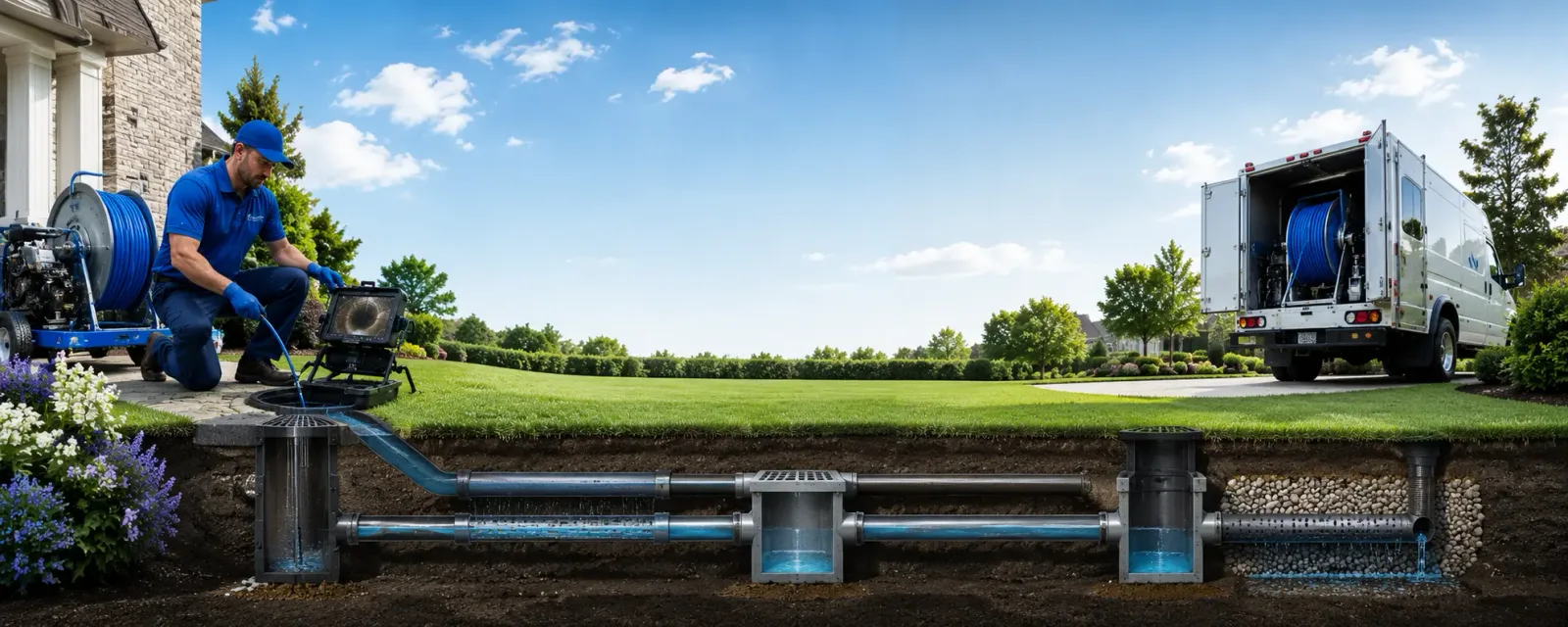Outdoor drain cleaning information for Durand, MI